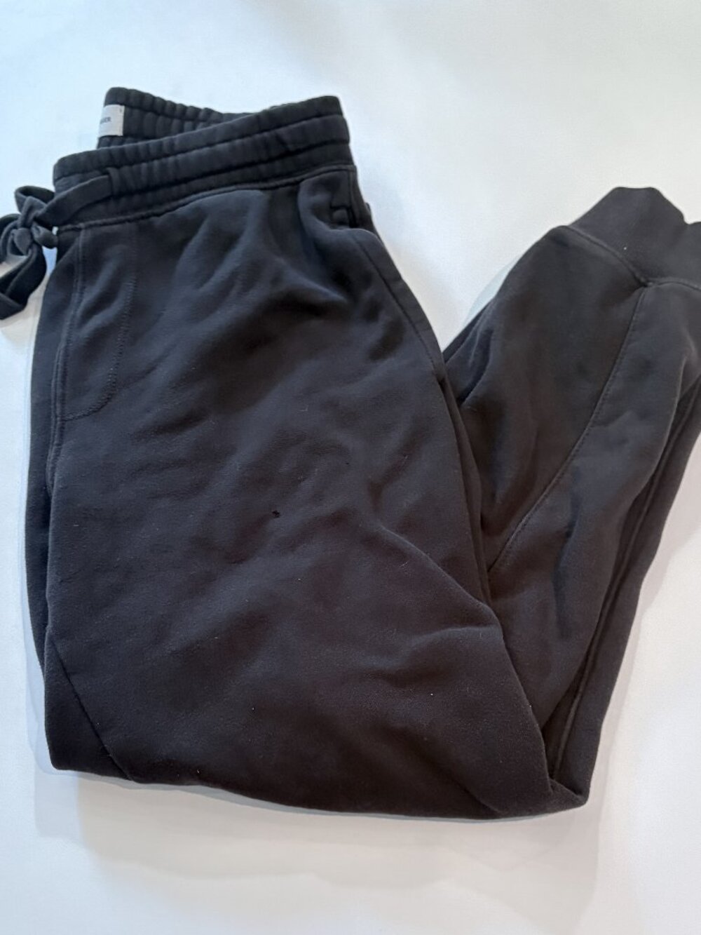 Old Navy Black Fleece Jogger Sweatpants Women’s Size Small